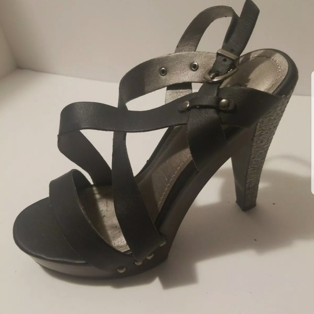 Cathy  Platform Heels Black